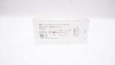 MedOne 3219 PolyTip Cannula 25g/38g,  28mm x 5mm
